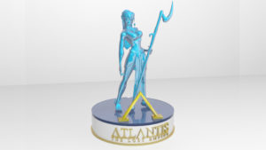 Estatueta da Princesa Kida de Atlantis.